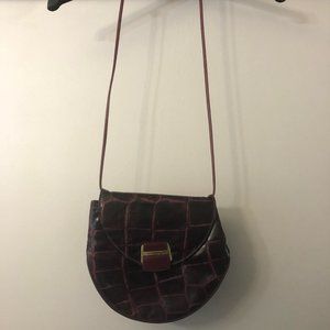 Vintage Etienne Aigner (1989-1992) small signature red purse